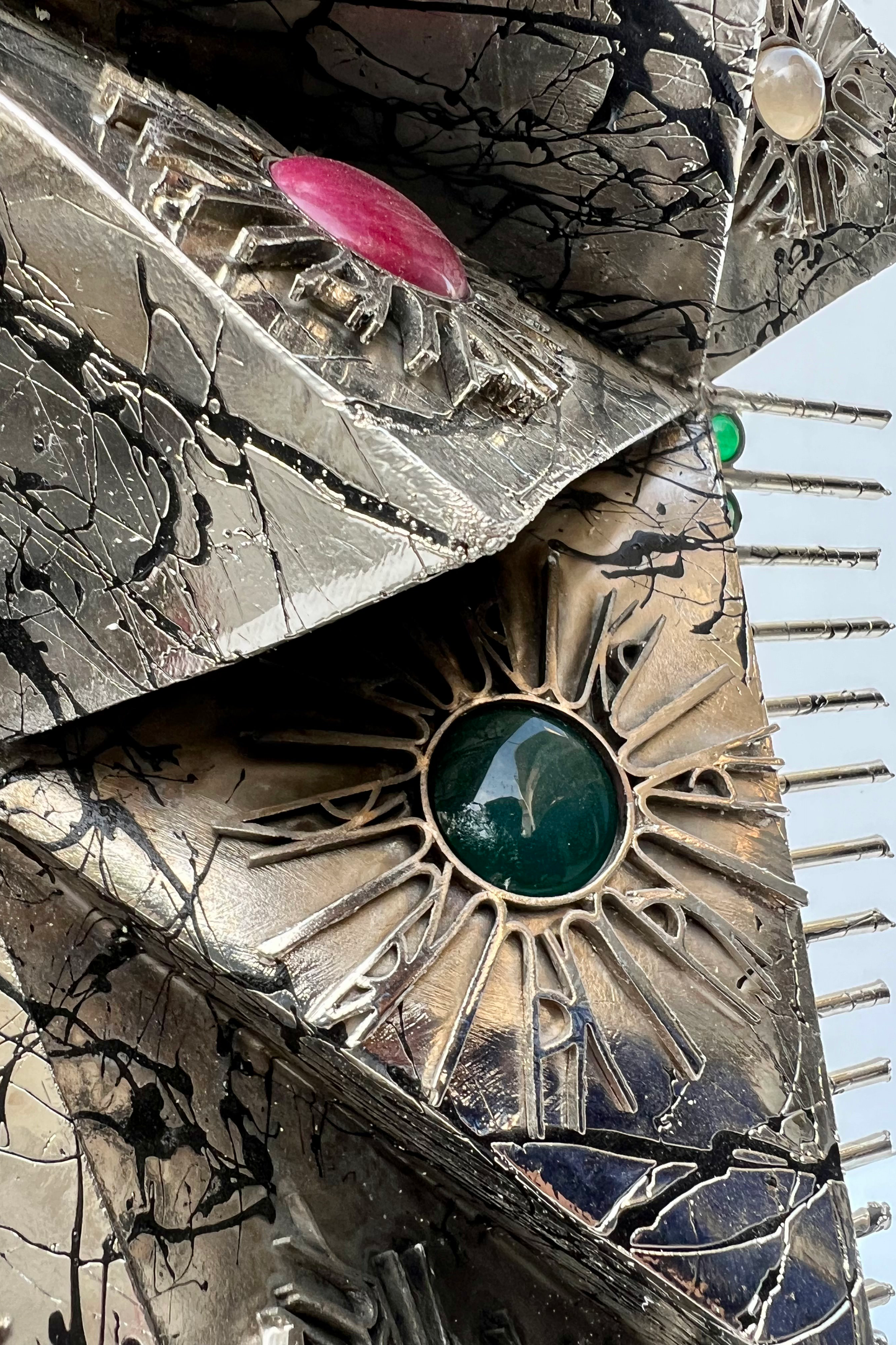 Triangular Elegance: Allah Calligraphy Sculpture