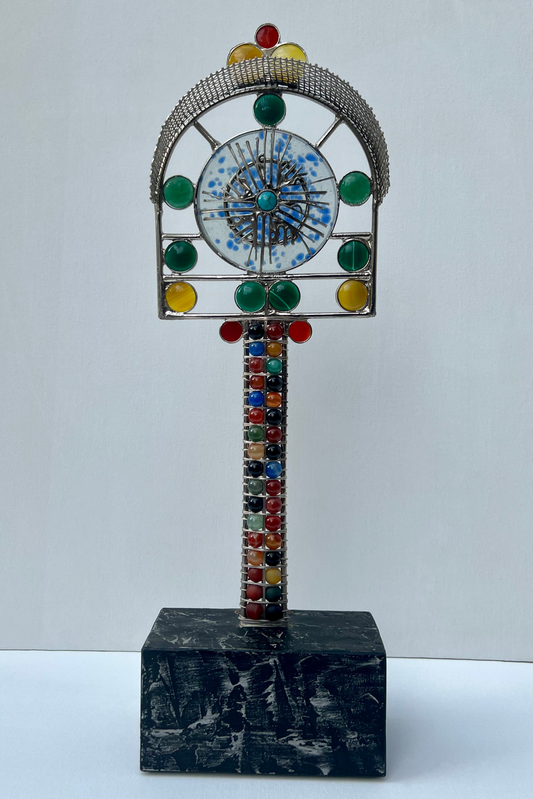 Sacred Circular Symphony: Calligraphy Sculpture