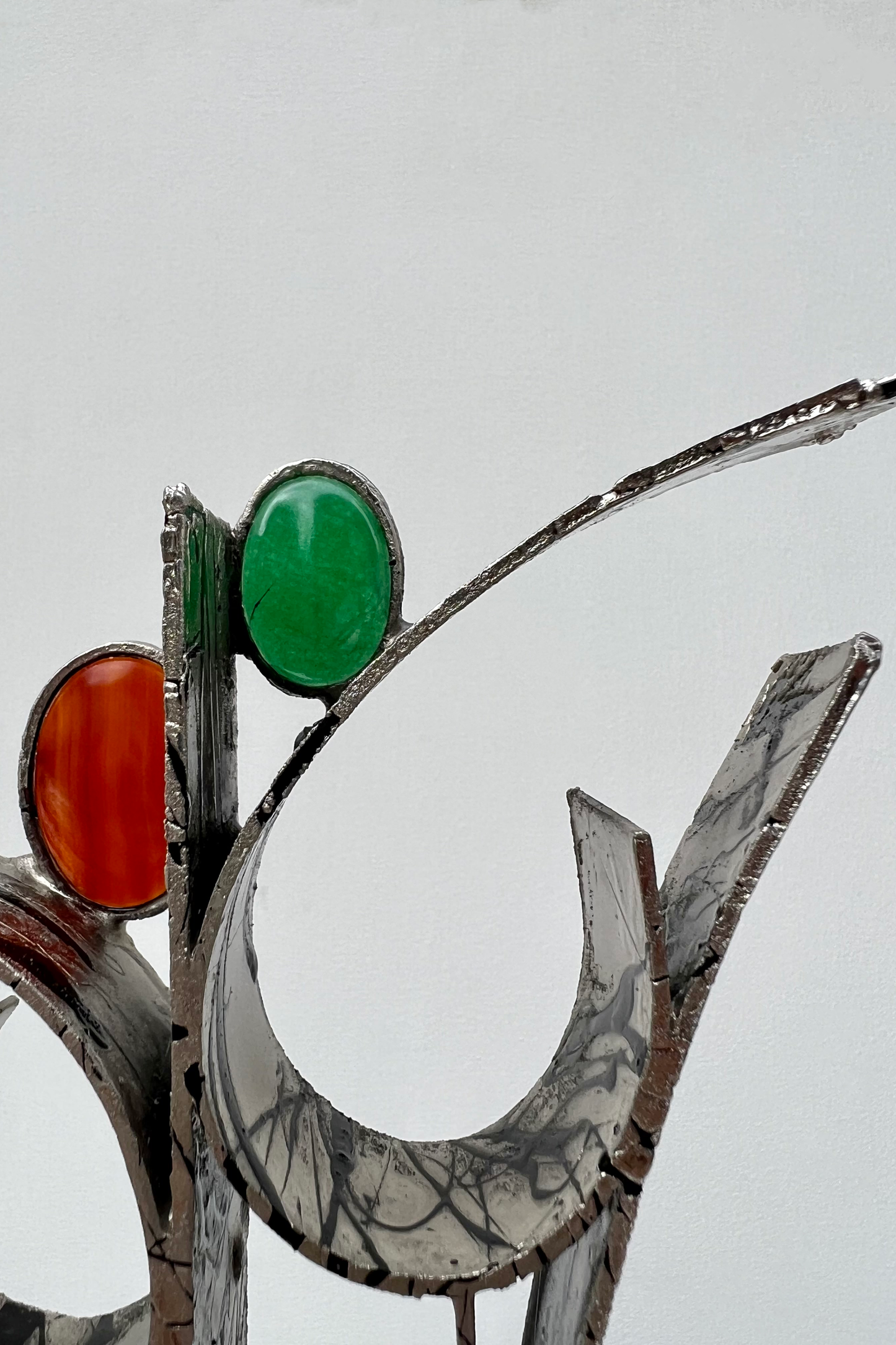 Divine Symmetry: Allah's Calligraphy Amidst Agate and Quartz