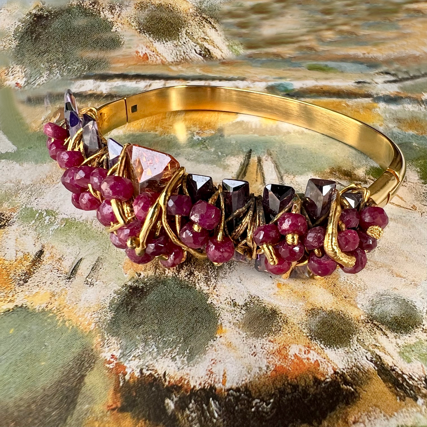 Zircon & Ruby - Bracelet