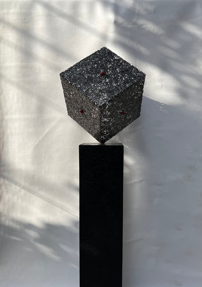 Divine Illumination: ALLAH - Metallic Cube