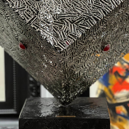 Divine Illumination: ALLAH - Metallic Cube